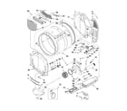 Whirlpool WED9150WW0 bulkhead parts diagram