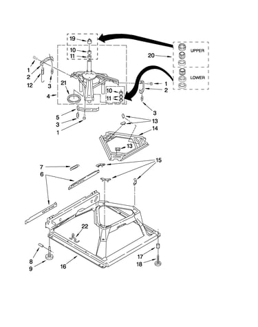 Machine base parts