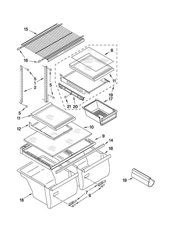 Shelf parts