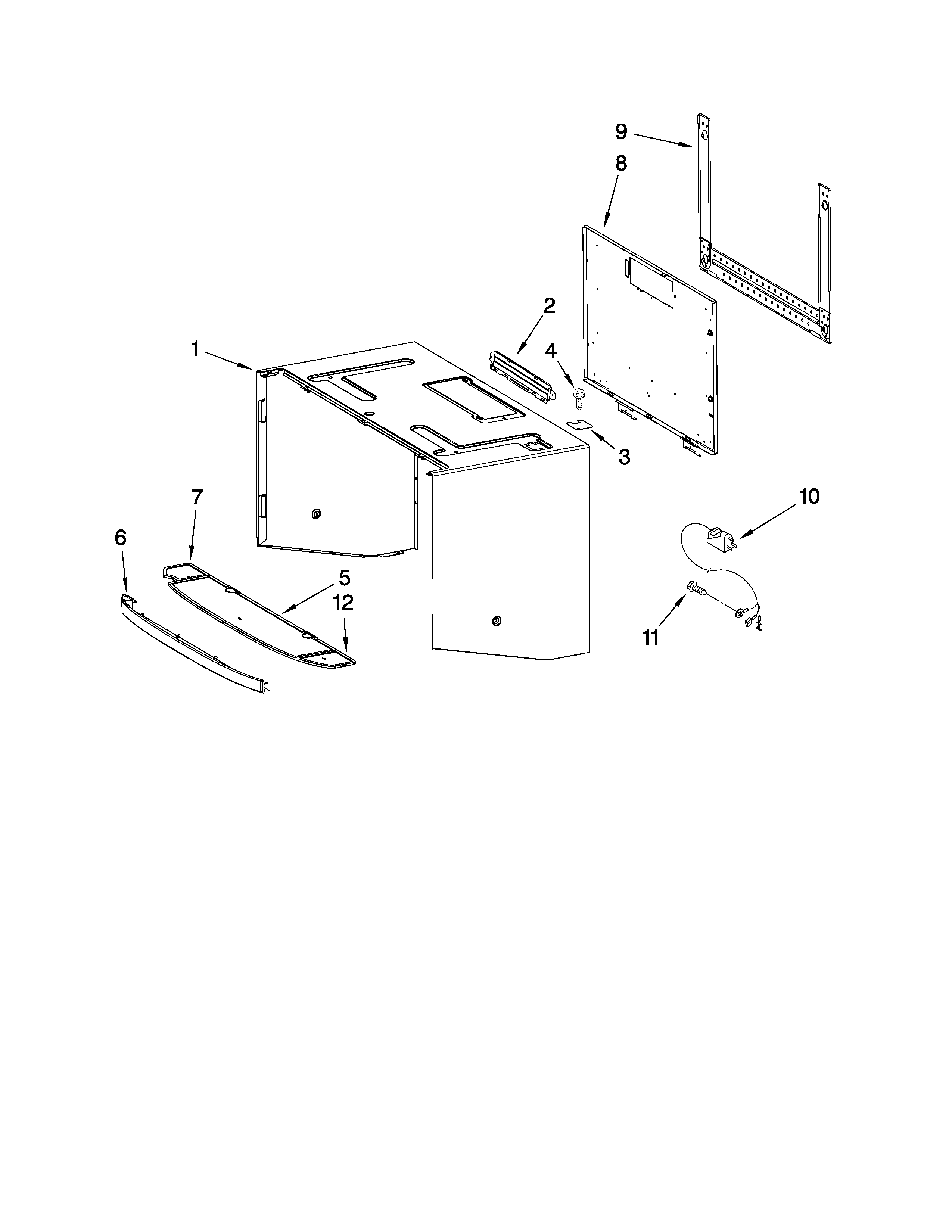 CABINET AND INSTALLATION PARTS