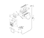 Maytag MSD2572VEU00 icemaker parts diagram