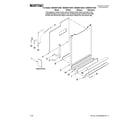 Maytag MDB5601AWW1 door and panel parts diagram