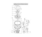 Maytag MDB5601AWW1 pump and motor parts diagram
