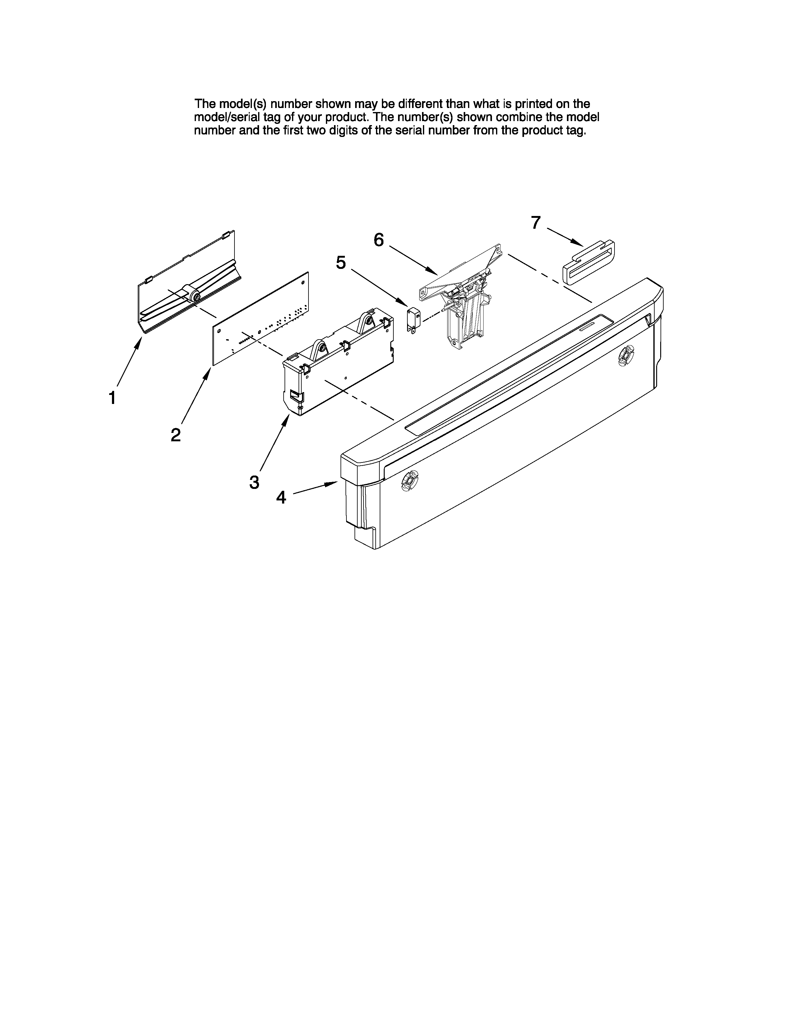 Control panel parts