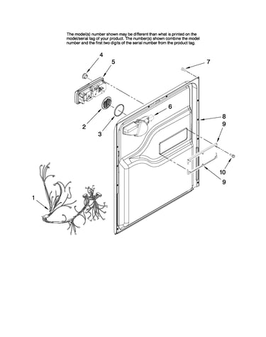 Door and latch parts