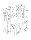 Freezer liner and air flow parts