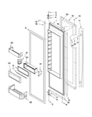 Refrigerator door parts