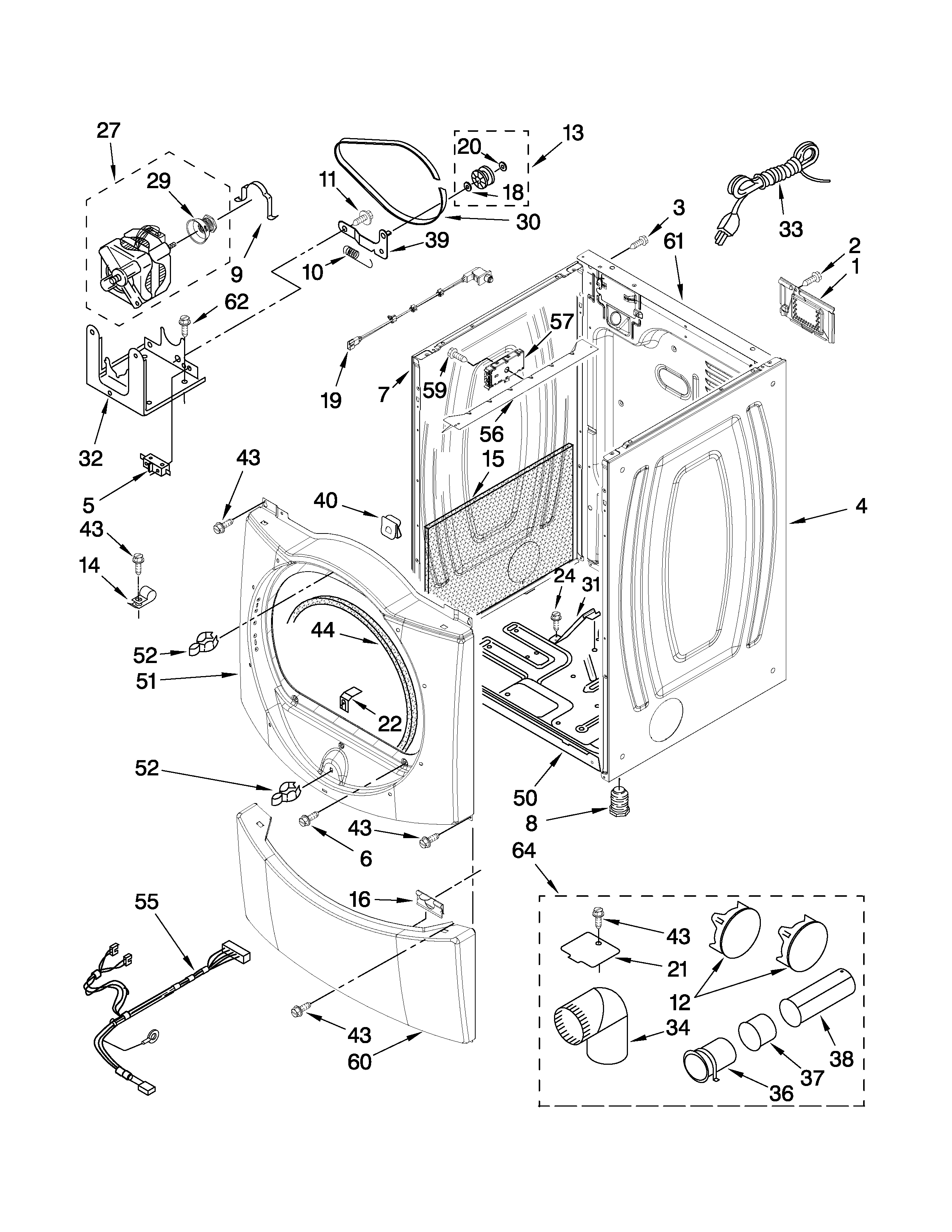 Cabinet parts