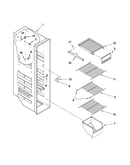 Freezer liner parts