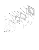Oven door parts
