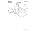 Ikea ICR410WP00 cooktop parts diagram