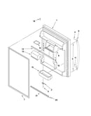 Refrigerator door parts