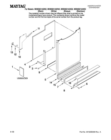 Door and panel parts