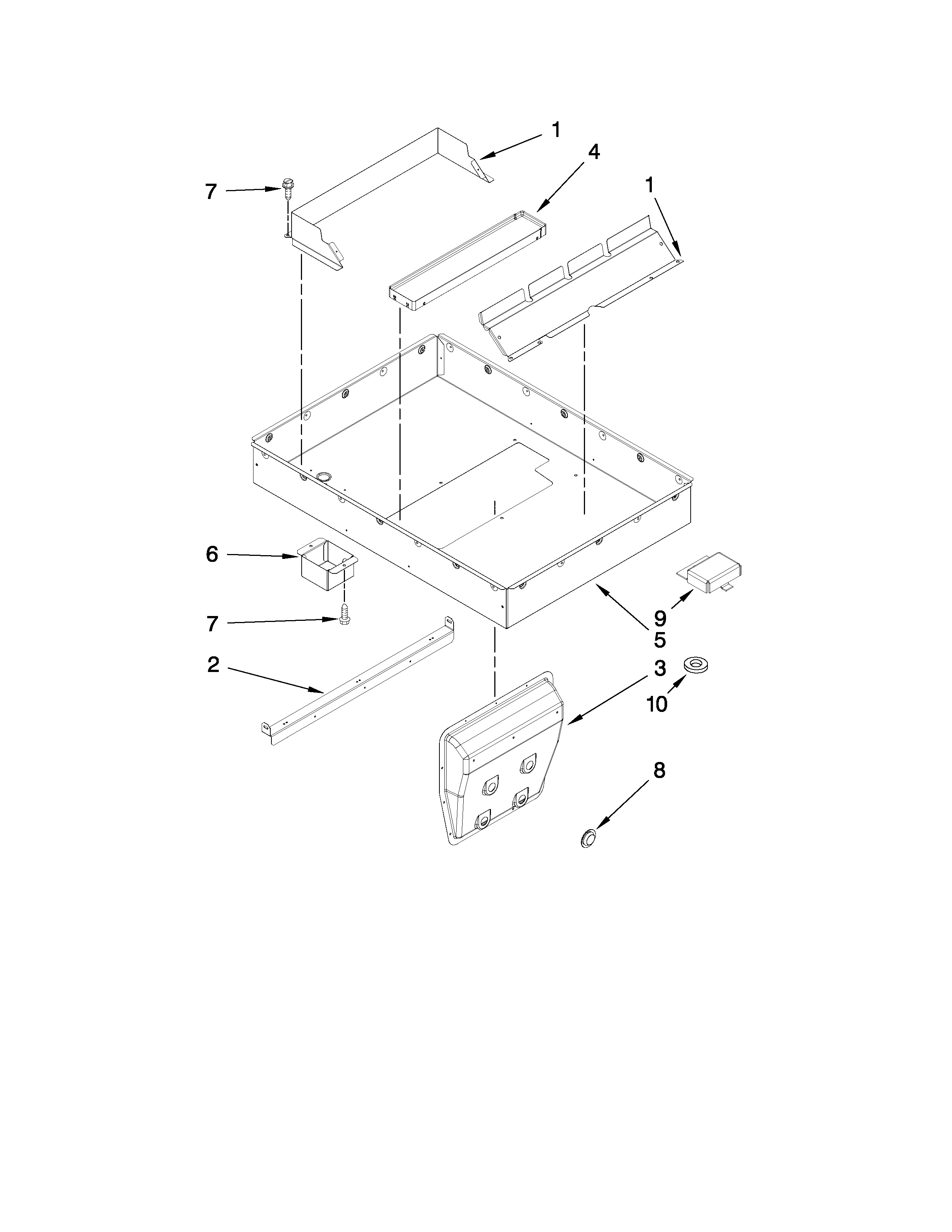 BURNER BOX ASSEMBLY