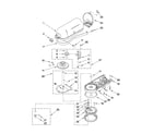KitchenAid K45SSWH-0 case, gearing and planetary unit diagram