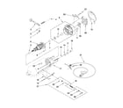 KitchenAid K45WSSWH-0 motor and control parts diagram