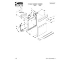 Estate TUD4700WU0 frame and console parts diagram