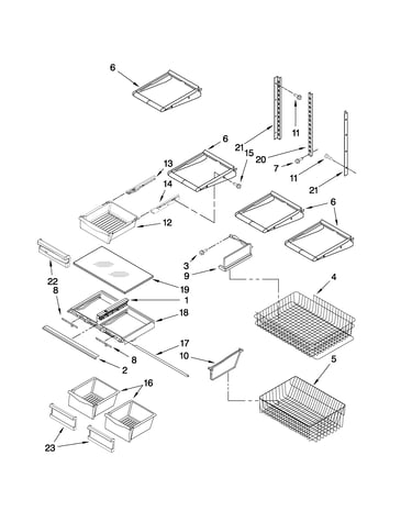 Shelf parts