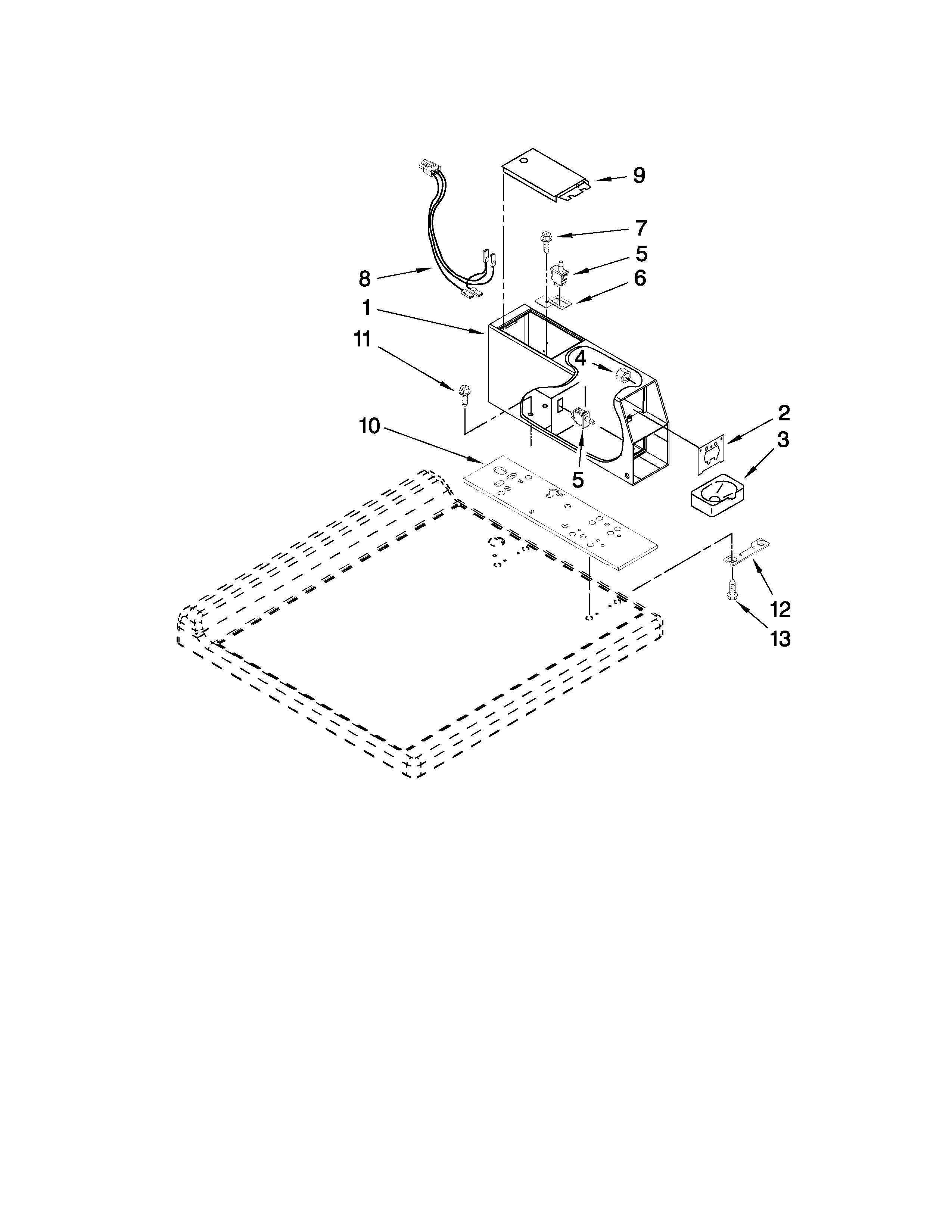 Meter case parts