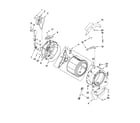Whirlpool CHW9900WQ0 tub and basket parts diagram