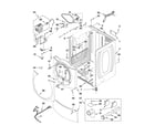 Maytag MGDE500VF1 cabinet parts diagram