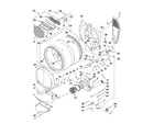 Maytag MGDE500VF1 bulkhead parts diagram