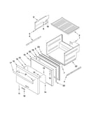 Lower drawer parts