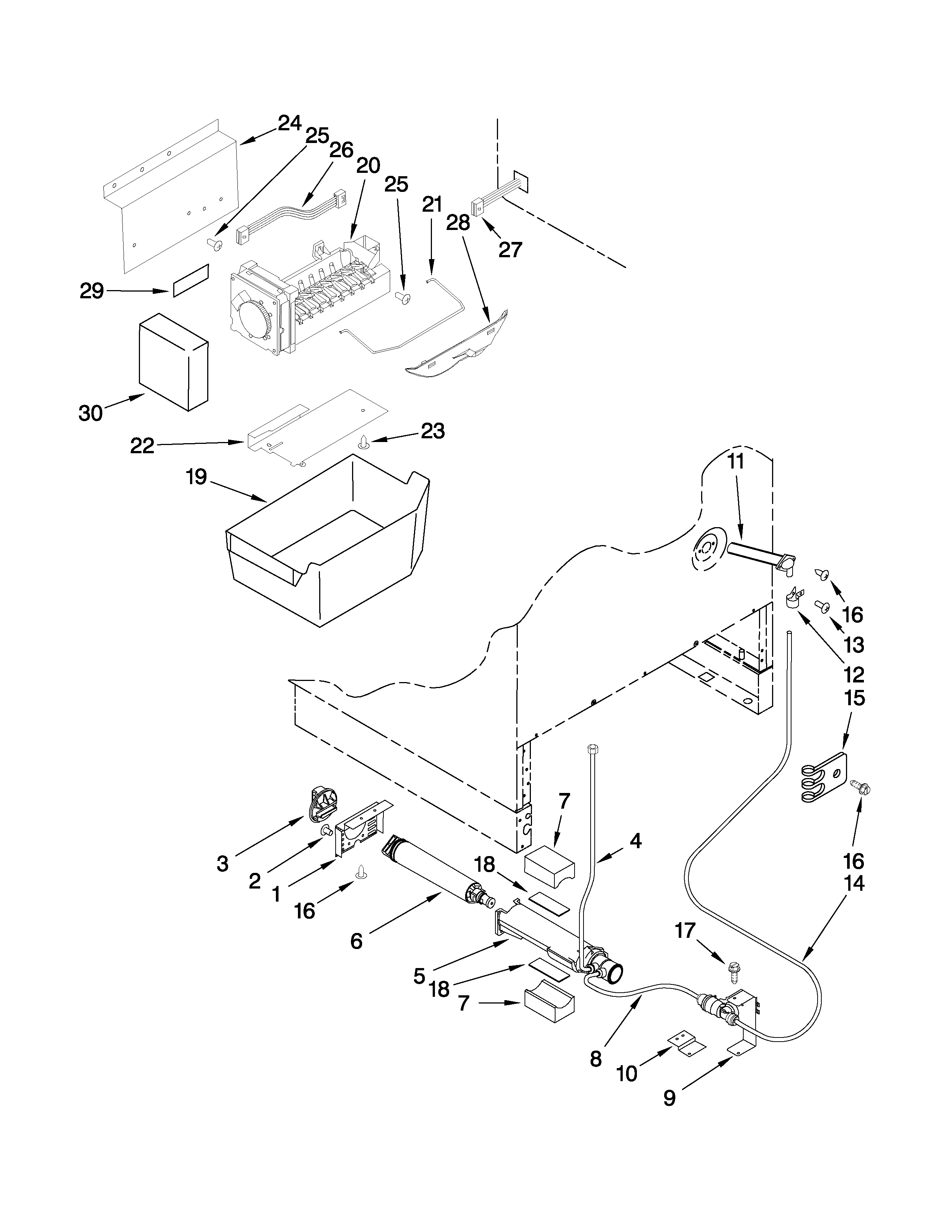 Icemaker parts