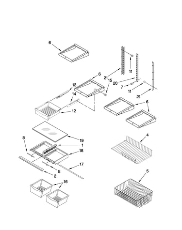 Shelf parts