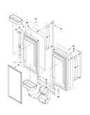 Refrigerator door parts