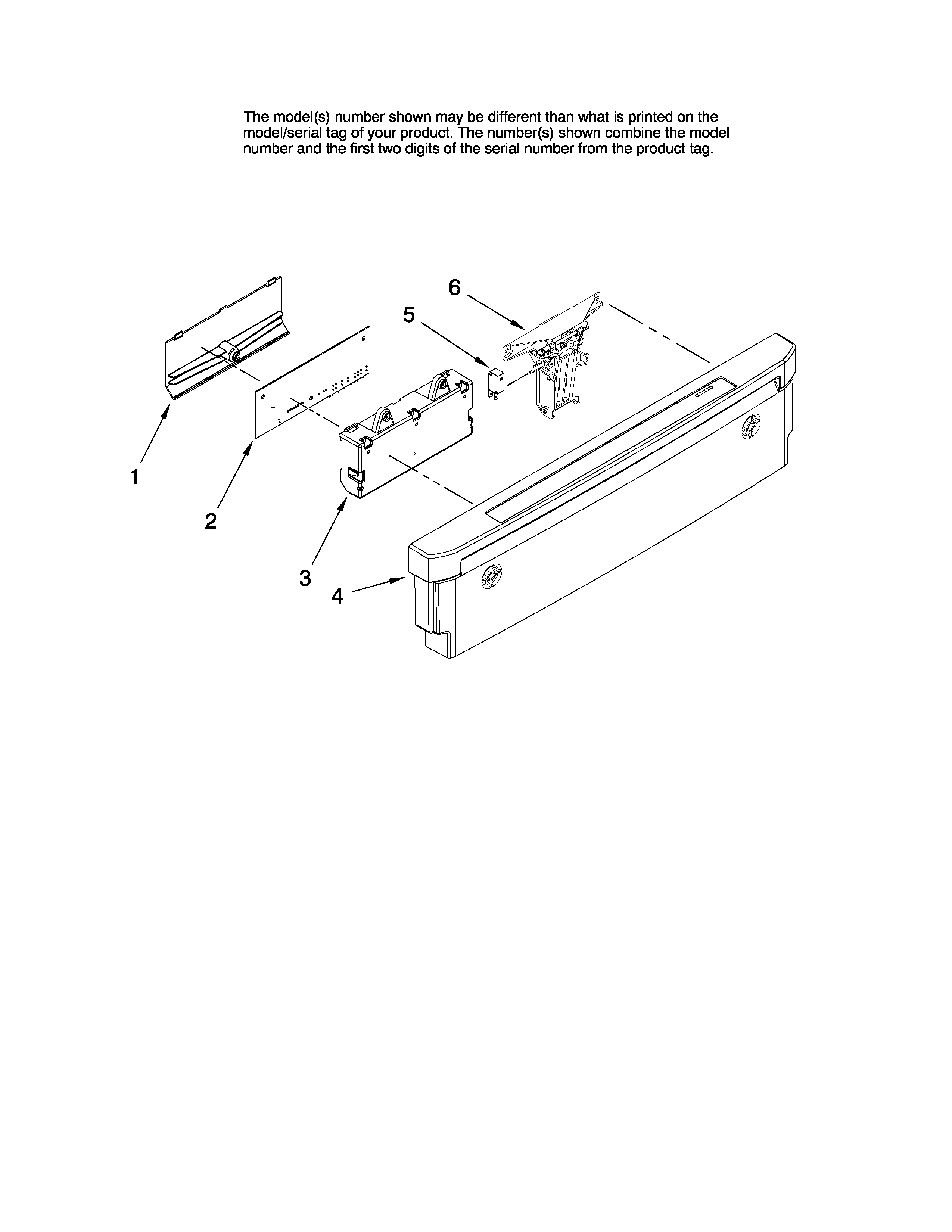 Control panel parts