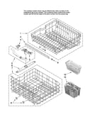 Upper and lower rack parts