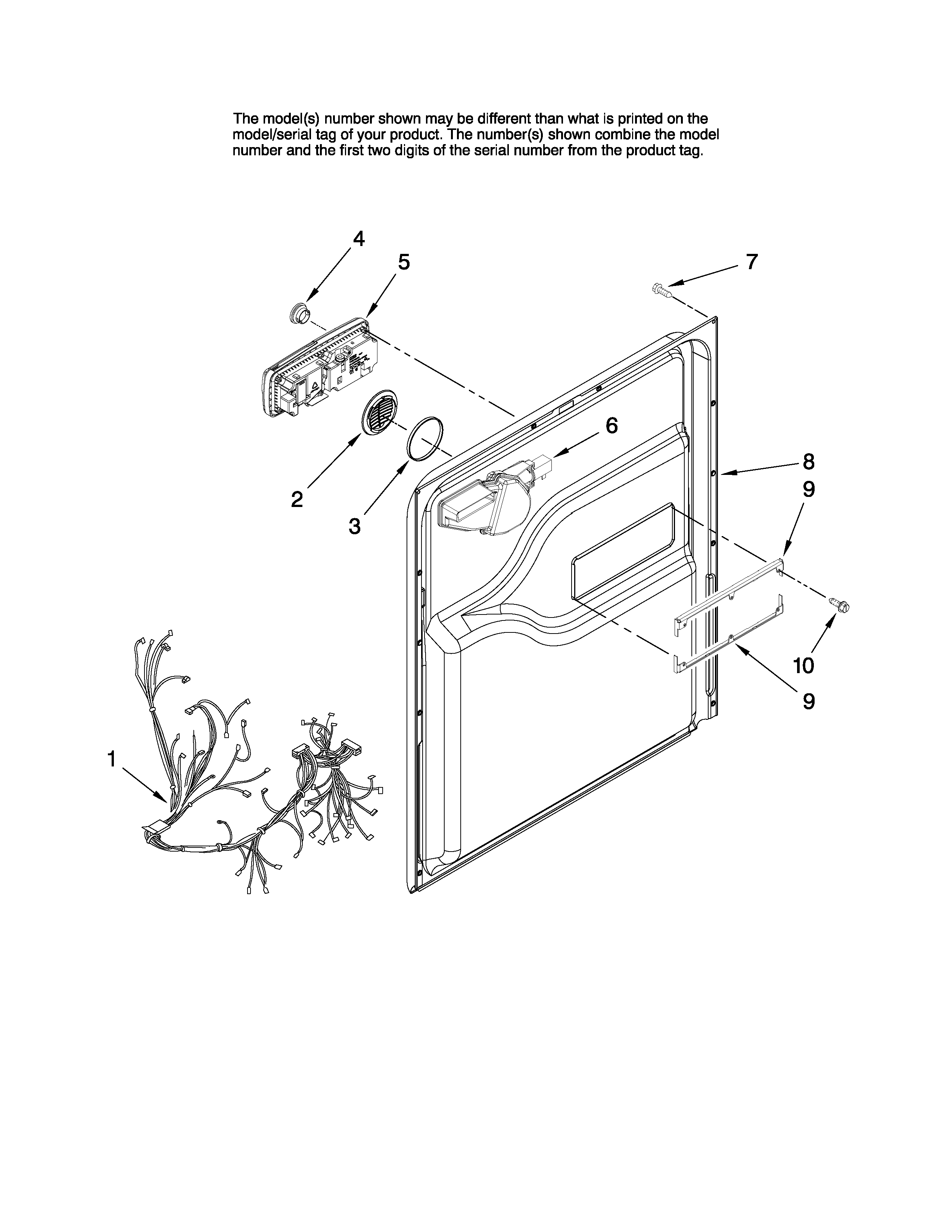 DOOR AND LATCH PARTS