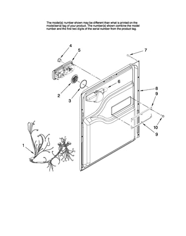 Door and latch parts