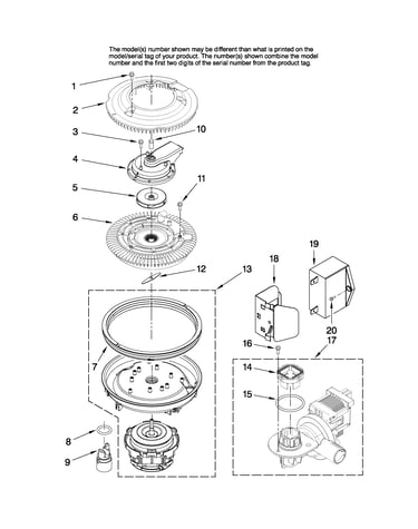 Pump and motor parts