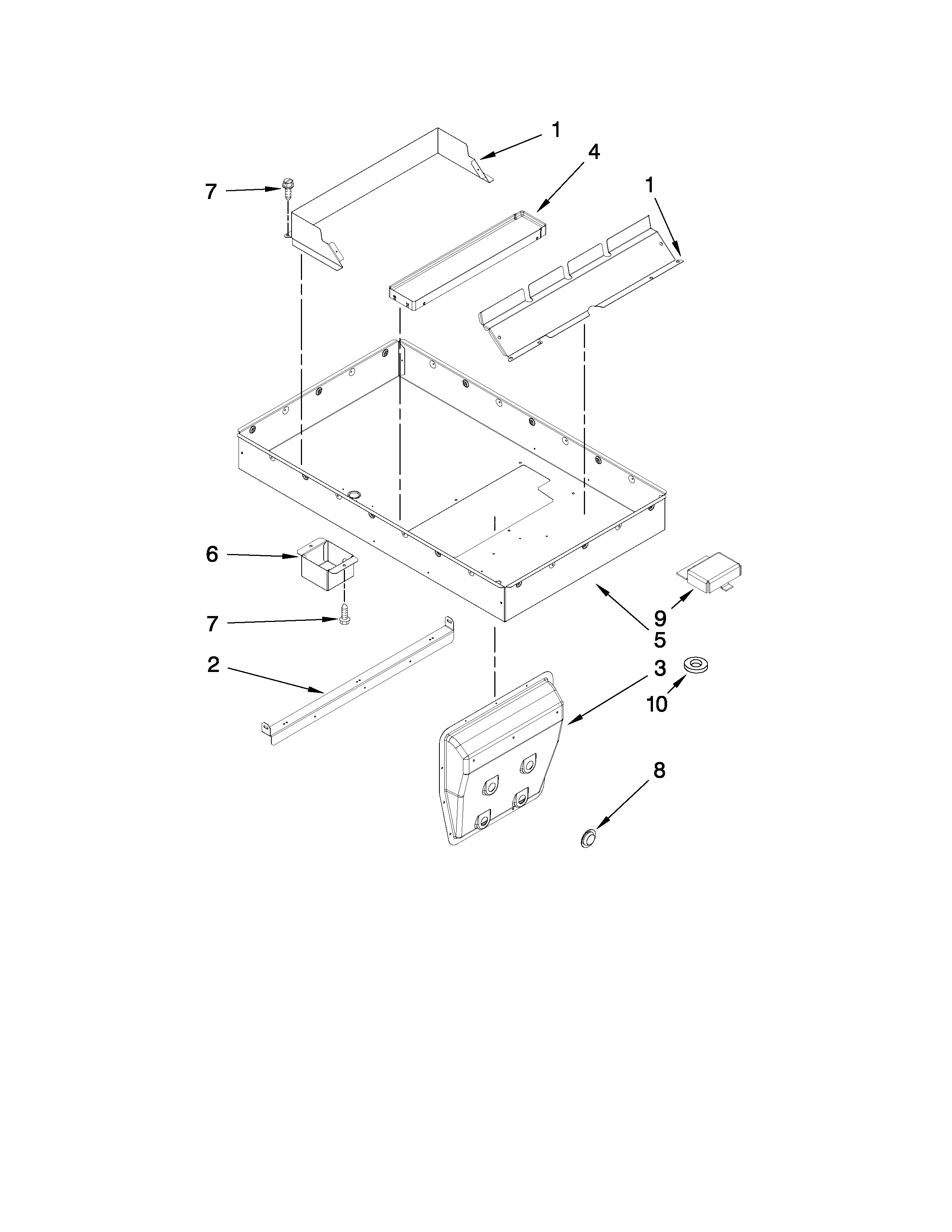 BURNER BOX ASSEMBLY