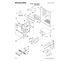 KitchenAid KBCO24LSBX01 cabinet parts diagram