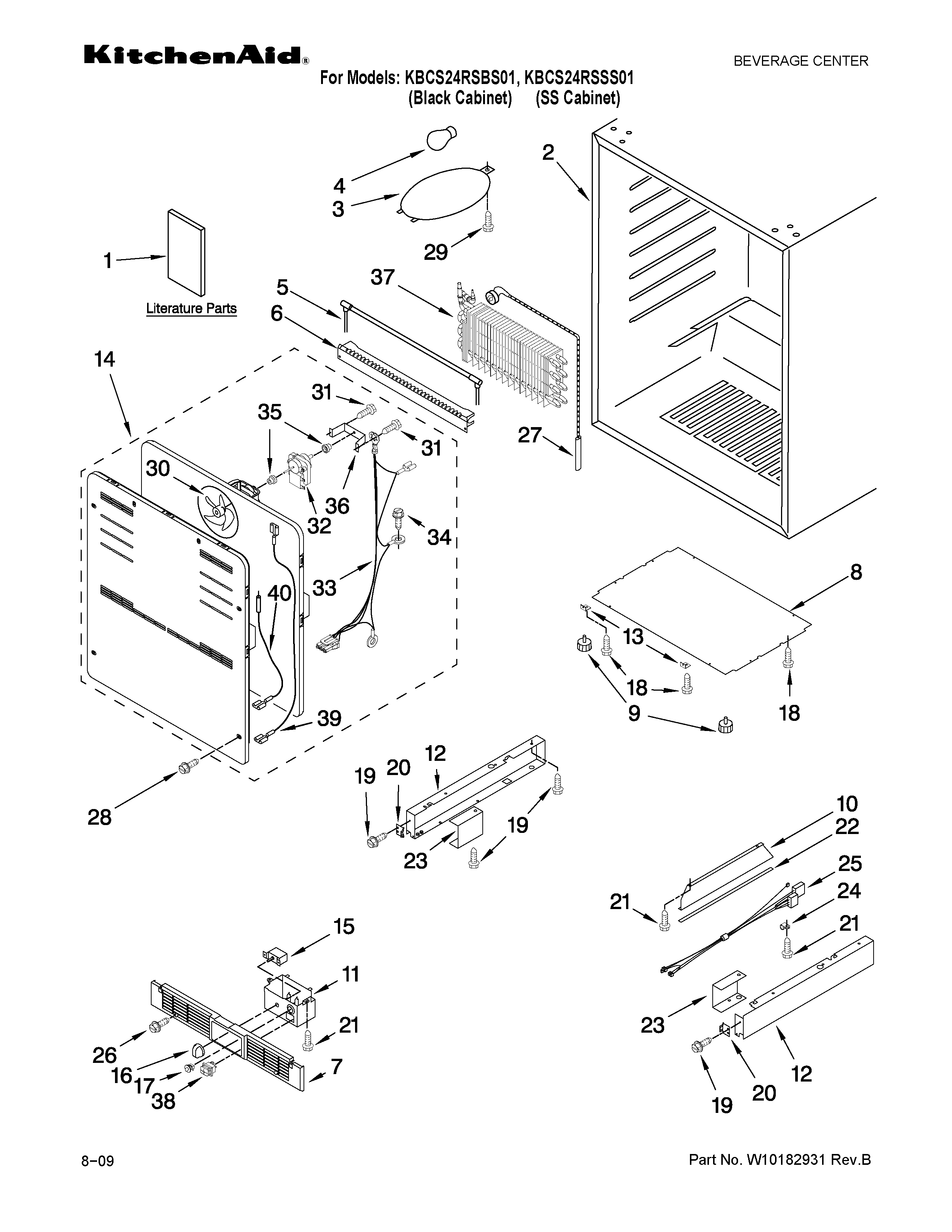 Cabinet parts
