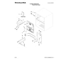KitchenAid KDDO24CVX00 cabinet parts diagram