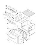 Upper drawer parts