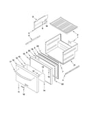 Lower drawer parts
