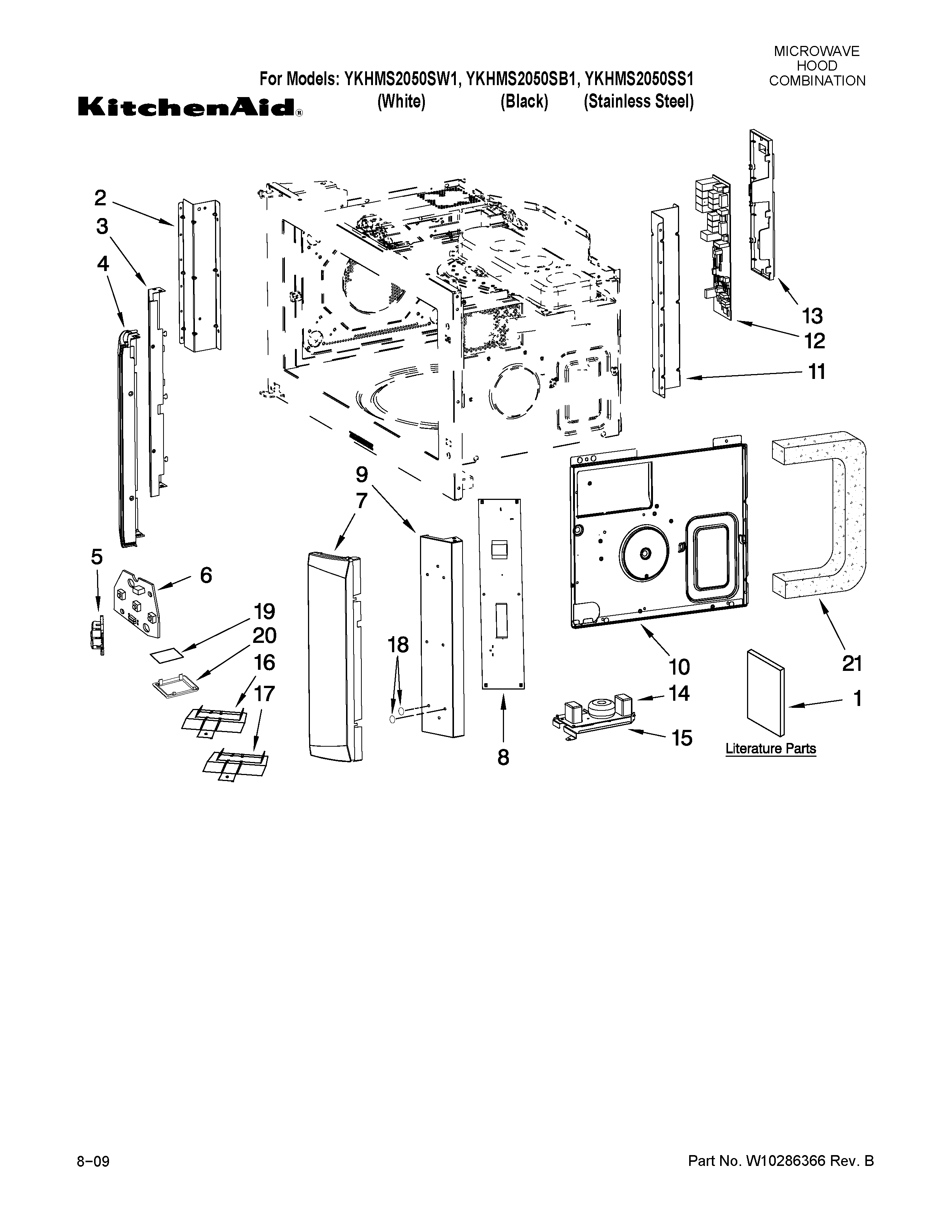 Control board parts
