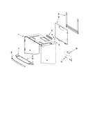 Cabinet and installation parts