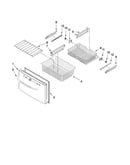 Freezer door parts
