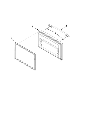 Freezer door parts