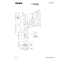 Ikea IH8432WS0 range hood parts diagram
