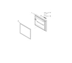 Whirlpool EB9FVBLWS01 freezer door parts diagram