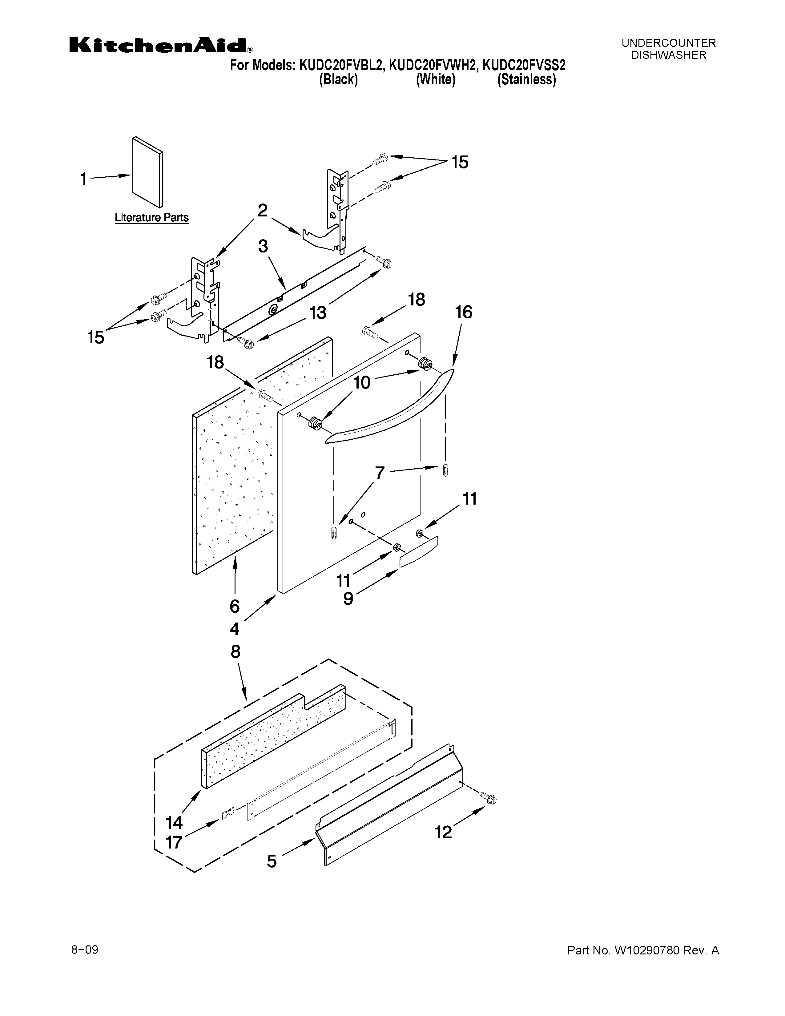 Door and panel parts