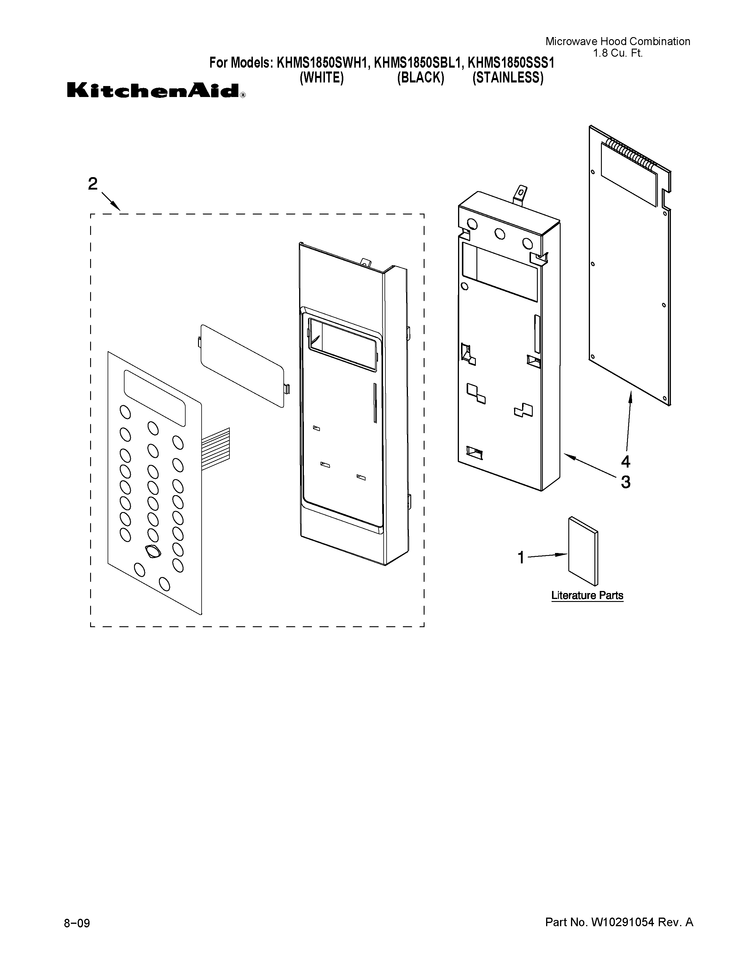 Control panel parts