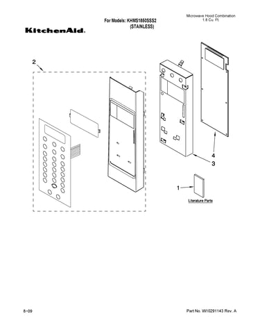 Control panel parts